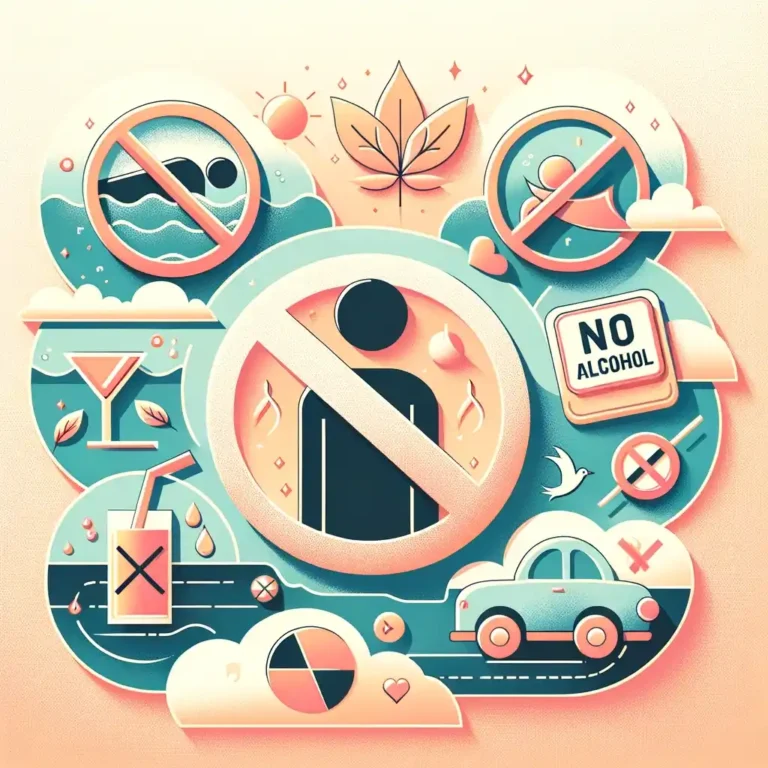 "Health blog image with symbols for no swimming, driving, or alcohol, promoting epilepsy safety."